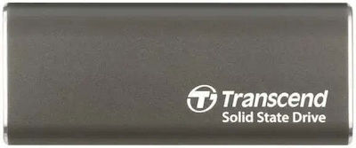 Transcend Esd265c 500GB USB 3.2 SSD Stick with connection USB-C Gray