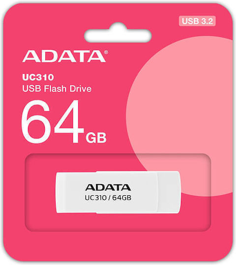 Adata Uc310 64GB USB 3.2 Stick White