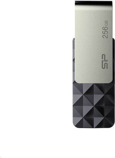 Silicon Power Blaze B30 256GB USB 3.0 Stick Black