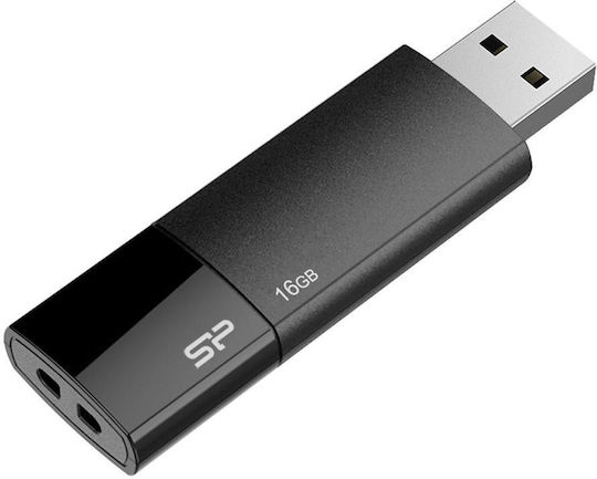 Silicon Power Ultima U05 16GB USB 2.0 USB Флашка Черен