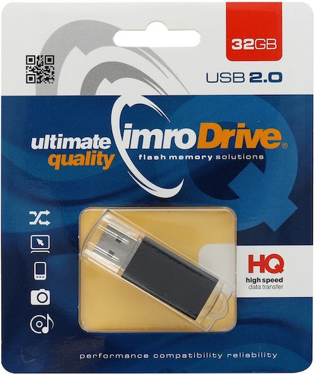 IMRO Black 32GB 32GB USB 2.0 Stick Black