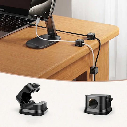 Joyroom JR-ZS368 Cable Clips 3pcs Black
