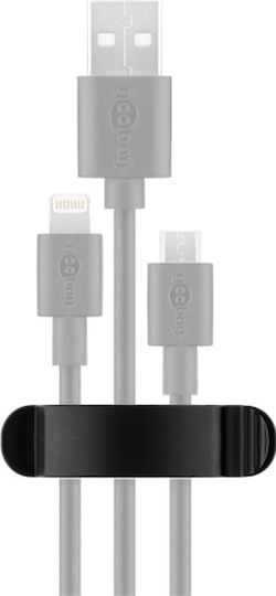Goobay Cable Clip Μαύρο 3τμχ