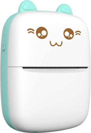 Hurtel Mini Cat HURC9 Zink Photo Printer with Bluetooth
