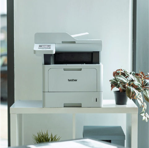 Brother DCP-L5510DW Black and White All In One Laser Printer with WiFi and Mobile Printing
