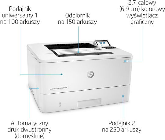 Xerox B410V_DN Ασπρόμαυρος Εκτυπωτής Laser με WiFi και Mobile Print