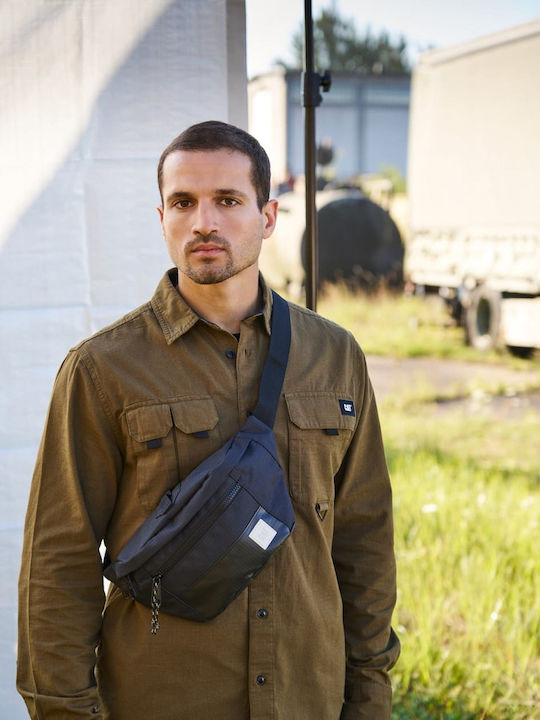 Herren Bum Bag Gürtel Schwarz