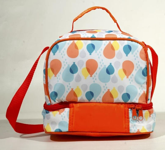 Fisher Price Hippo Σχολικό Τσαντάκι Φαγητού Ώμου 4.5lt Κόκκινο 20x15x21cm