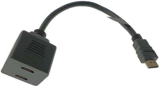 Lanberg Converter HDMI male to HDMI female 1pcs AD-0019-BK