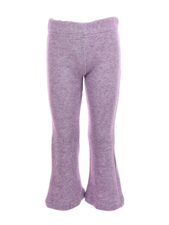 Action Sportswear Kids Set with Leggings Winter 2pcs Lilac