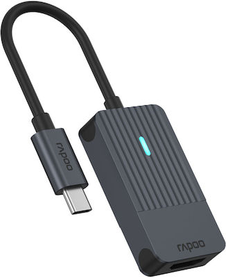 Rapoo Converter USB-C male to HDMI female Gray 1pcs (217685)