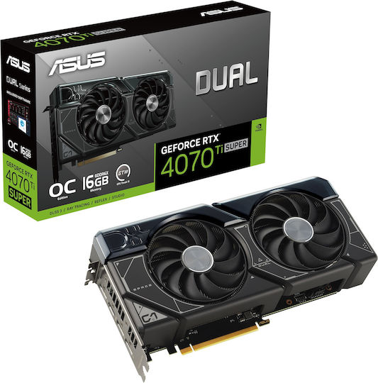 Asus GeForce RTX 4070 Ti Super 16GB GDDR6X Dual OC Graphics Card