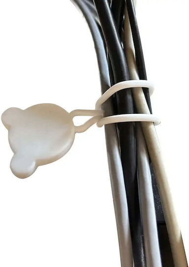 Hurtel Silicone Cable Reel Clipsuri de Organizare a Cablurilor 1buc Gri