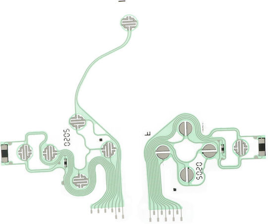 NetOne Conductive Film Controllers V3.0 JDS-030 Green 2pcs Καλωδιοταινία για PS4