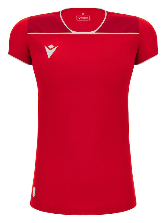 Steel Eco Φανέλα Αγώνα Γυναικεία Red Dark Red/white