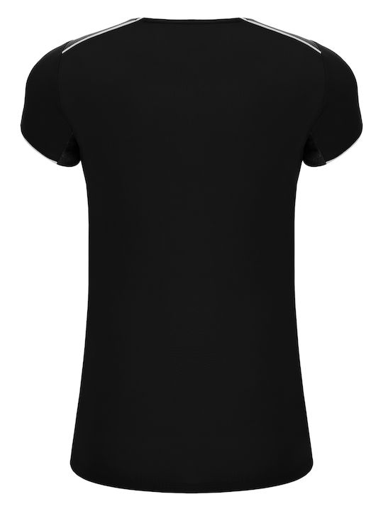 Steel Eco Damen-Spieltrikot Schwarz Dunkelgrau/Weiß