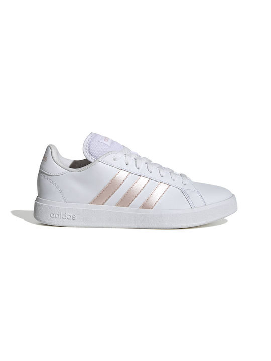 Adidas Παιδικά Sneakers Grand Court Λευκά