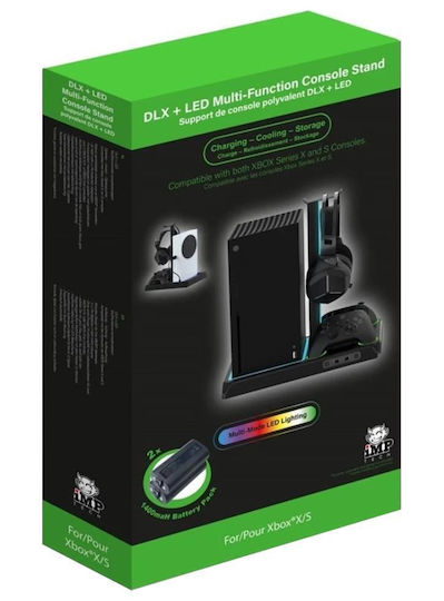 iMP Gaming Controller-Ladestation 2 Controller Xbox Series X/S mit LED-Beleuchtung Schwarz