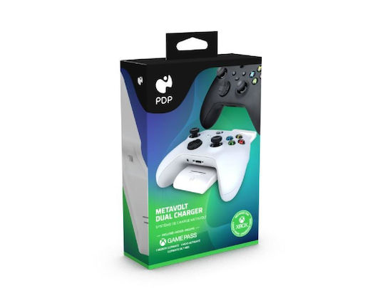 PDP Ultra Slim Βάση για 2 χειριστήρια Xbox Series X/S Λευκή 049-009-EU-WH