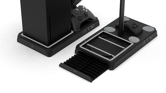 iMP Gaming Controller-Ladestation 2 Controller Xbox Series X/S mit LED-Beleuchtung Schwarz
