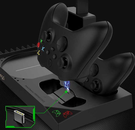 iPega XBX013 Controller-Ladestation 2 Controller Xbox Series X/S Schwarz
