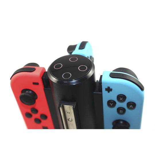 ready2gaming Βάση Φόρτισης για 4 χειριστήρια Switch Μαύρη R2GNSW4IN1CHA