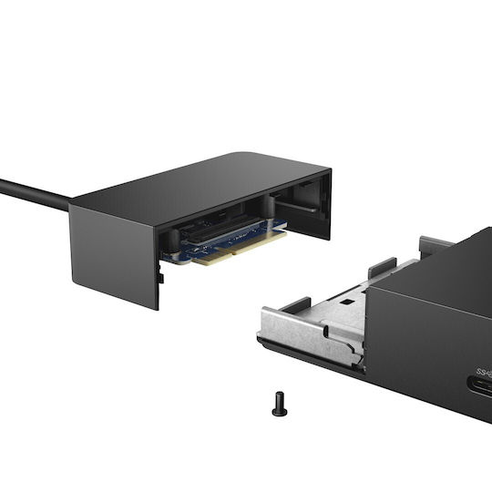 Dell Dock WD15 USB-C / USB-A Docking Station με 4K PD Ethernet Μαύρο