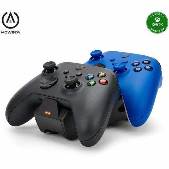PowerA Dual Charging Station Charging Station for 2 controllers Xbox Series X/S with LED lighting Black