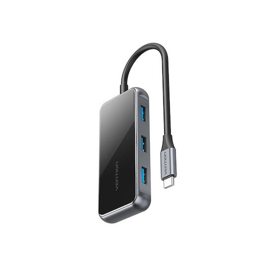 Vention USB-C Docking Station with HDMI 4K PD Ethernet Gray (TFBHB)