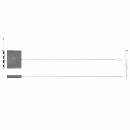 J5 Create USB-C Docking Station με HDMI 4K PD και σύνδεση 4 Οθονών Γκρι (JCA366-N)