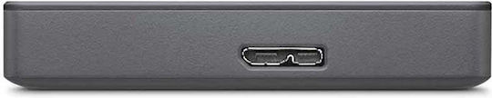 Seagate Basic USB 3.0 / USB 2.0 External 2.5" HDD 1.0TB Black