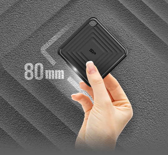 Silicon Power PC60 USB 3.1 / USB-C External 2.5" SSD 1TB Black