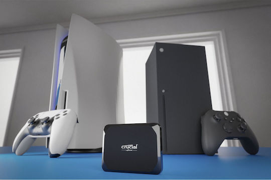 Crucial X9 USB 3.2 External 2.5" SSD 4TB Black