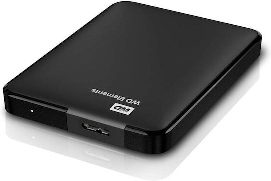 Western Digital Elements USB 3.0 Εξωτερικός HDD 1.0TB 2.5" Μαύρο