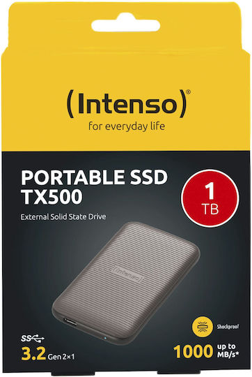 Intenso TX500 USB 3.2 Extern SSD 1TB 2.5" Brown