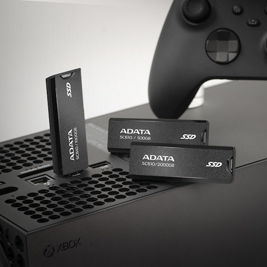 Adata SC610 USB 3.2 Extern SSD 2TB Negru