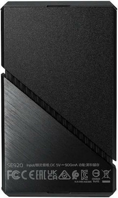 Adata SE920 USB-C Εξωτερικός SSD 1TB 2.5" Μαύρο