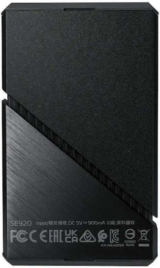 Adata Elite SE920 USB-C External SSD 2TB Black