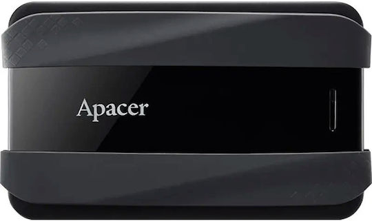 Apacer AC533 USB-A 3.2 External Hard Drive 5TB 2.5" Black