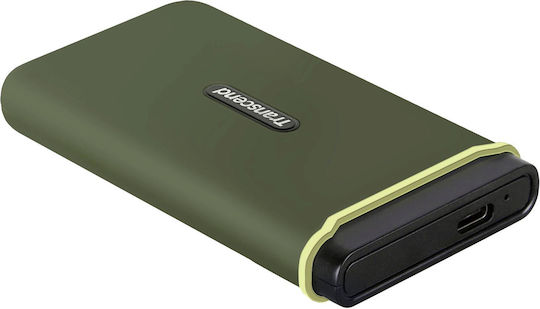 Transcend ESD380C USB-C External 2.5" SSD 2TB Green