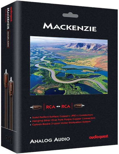 Audioquest Mackenzie RCA-Kabel RCA-Stecker - RCA-Stecker 0,75 m
