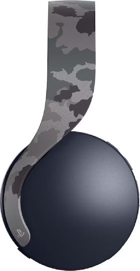 Sony PlayStation 5 Pulse 3D Wireless Over Ear Gaming Headset with Connection 3.5mm / USB Gray Camouflage