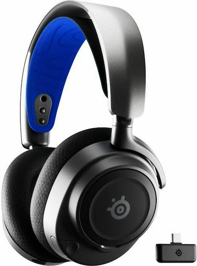 SteelSeries Arctis Nova 7P Fără fir Over Ear Gaming Headset cu conexiune Bluetooth / USB Negru