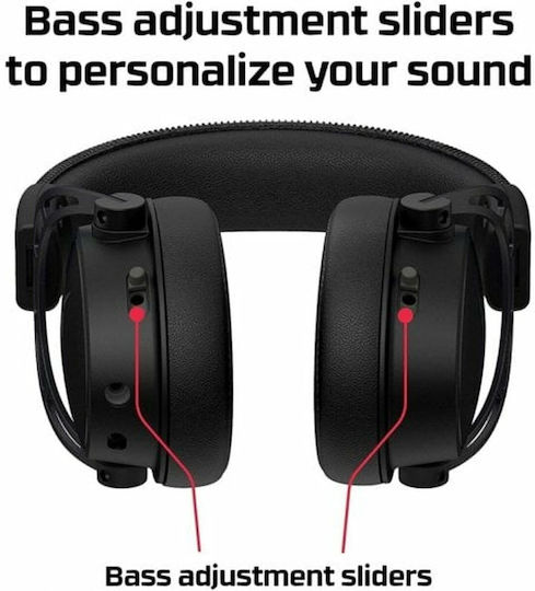 HyperX Cloud Alpha S Über Ohr Gaming-Headset mit Verbindung 3,5mm Schwarz