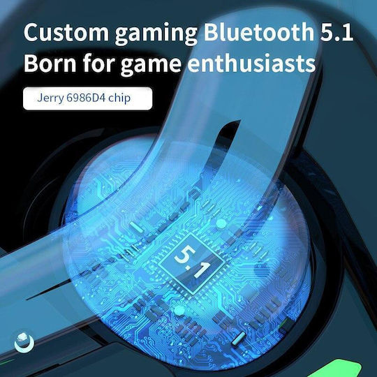 Nubi MD168 Безжичен В ушите Геймърски слушалки с връзка Bluetooth Син