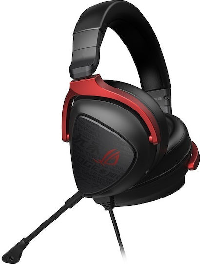 Asus ROG Delta S Core Over Ear Gaming Headset with Connection 3.5mm Black/Red