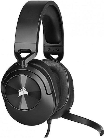 Corsair HS55 Surround Over Ear Gaming Headset με σύνδεση 3.5mm Carbon