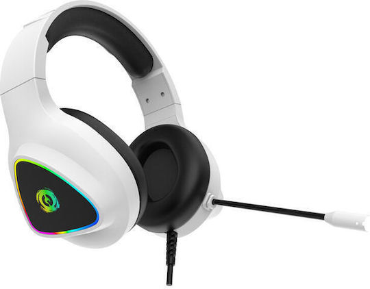 Canyon Shadder GH-6 Over Ear Gaming Headset με σύνδεση 3.5mm / USB Λευκό