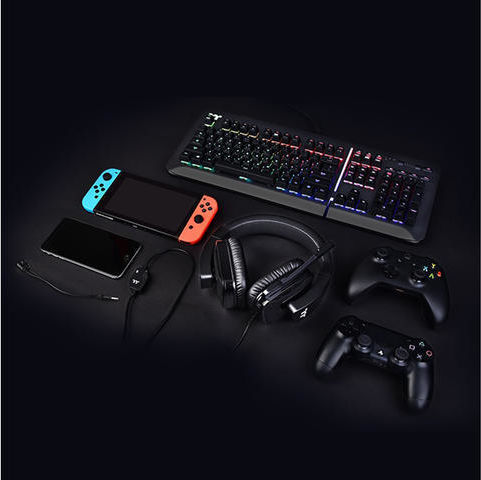 Thermaltake Shock XT Stereo Надушници Геймърски слушалки с връзка 3,5 мм Черен