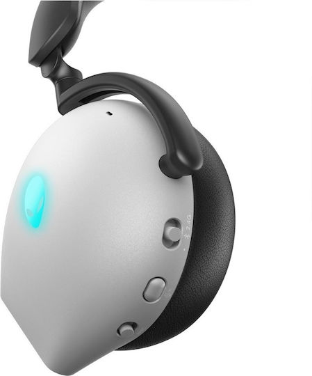 Dell Tri-MODE AW920H Безжичен Надушници Геймърски слушалки с връзка 3,5 мм / Bluetooth / USB Lunar Light